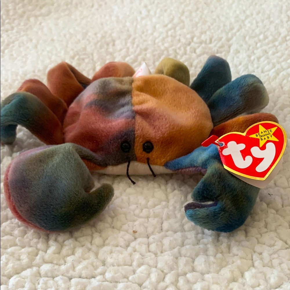 Ty Beanie Babies Original Claude the Crab